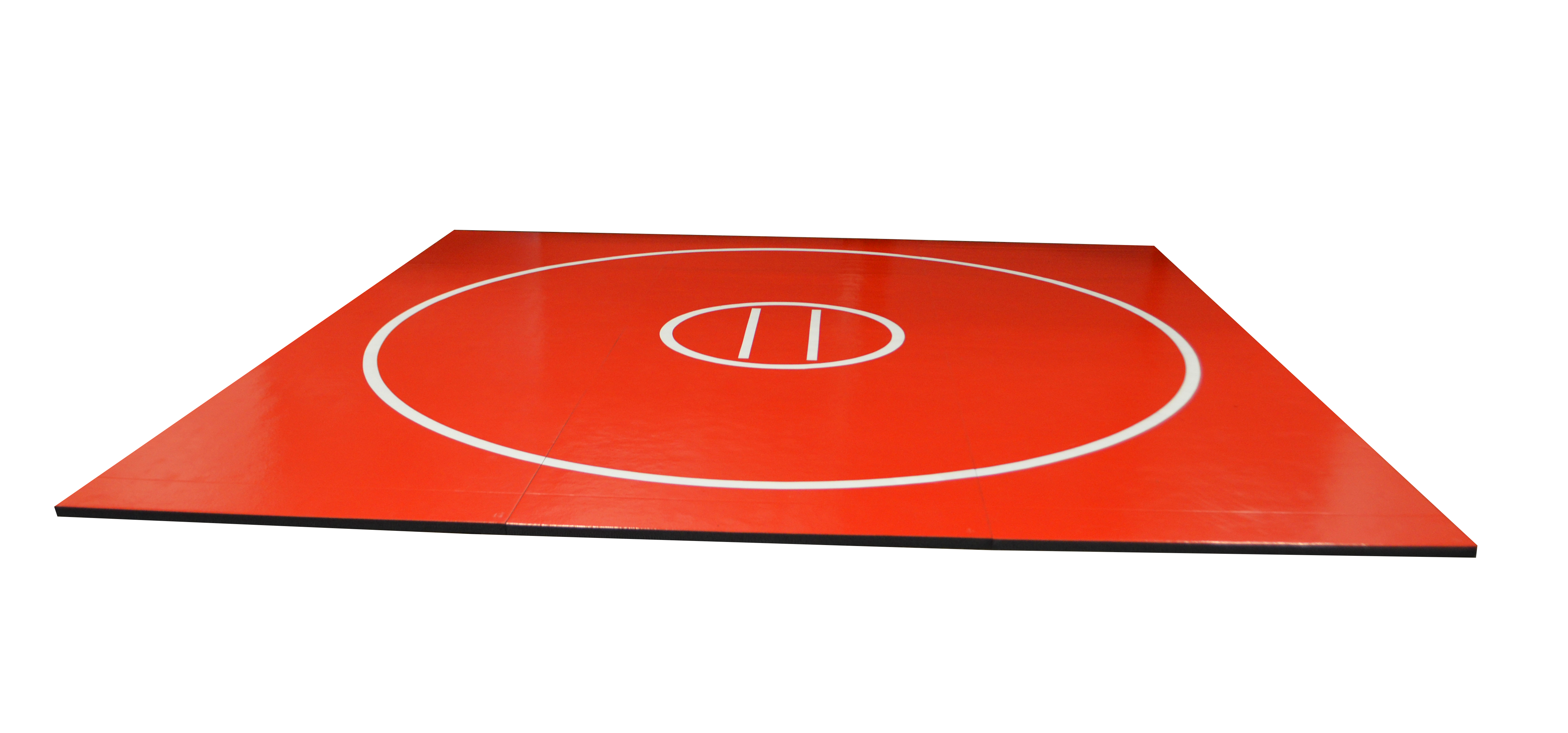 AK Athletics red roll up wrestling mat light weight. Handmade product. Wrestling training, mixed martial arts training.