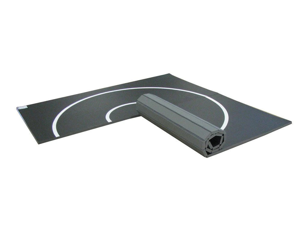 QUICKSHIP Ultra Shock 10' x 10' X 1.58" Roll-Up Wrestling Mat