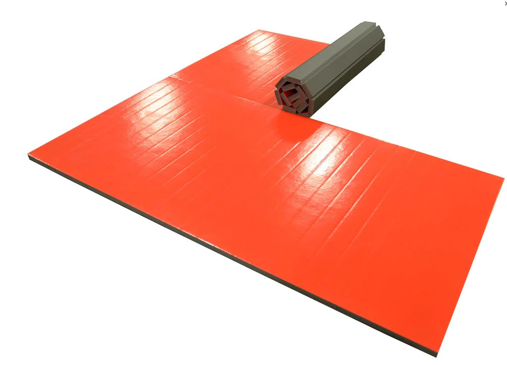 QUICKSHIP Ultra Shock 10' x 10' X 1.58" Roll-Up Wrestling Mat