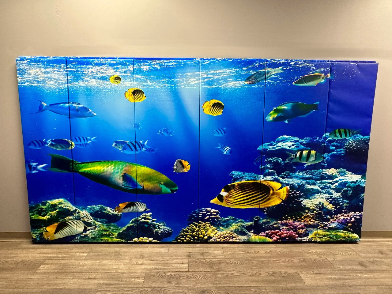 Digitally Printed Logo Wood Backed Wall padding Discount Package