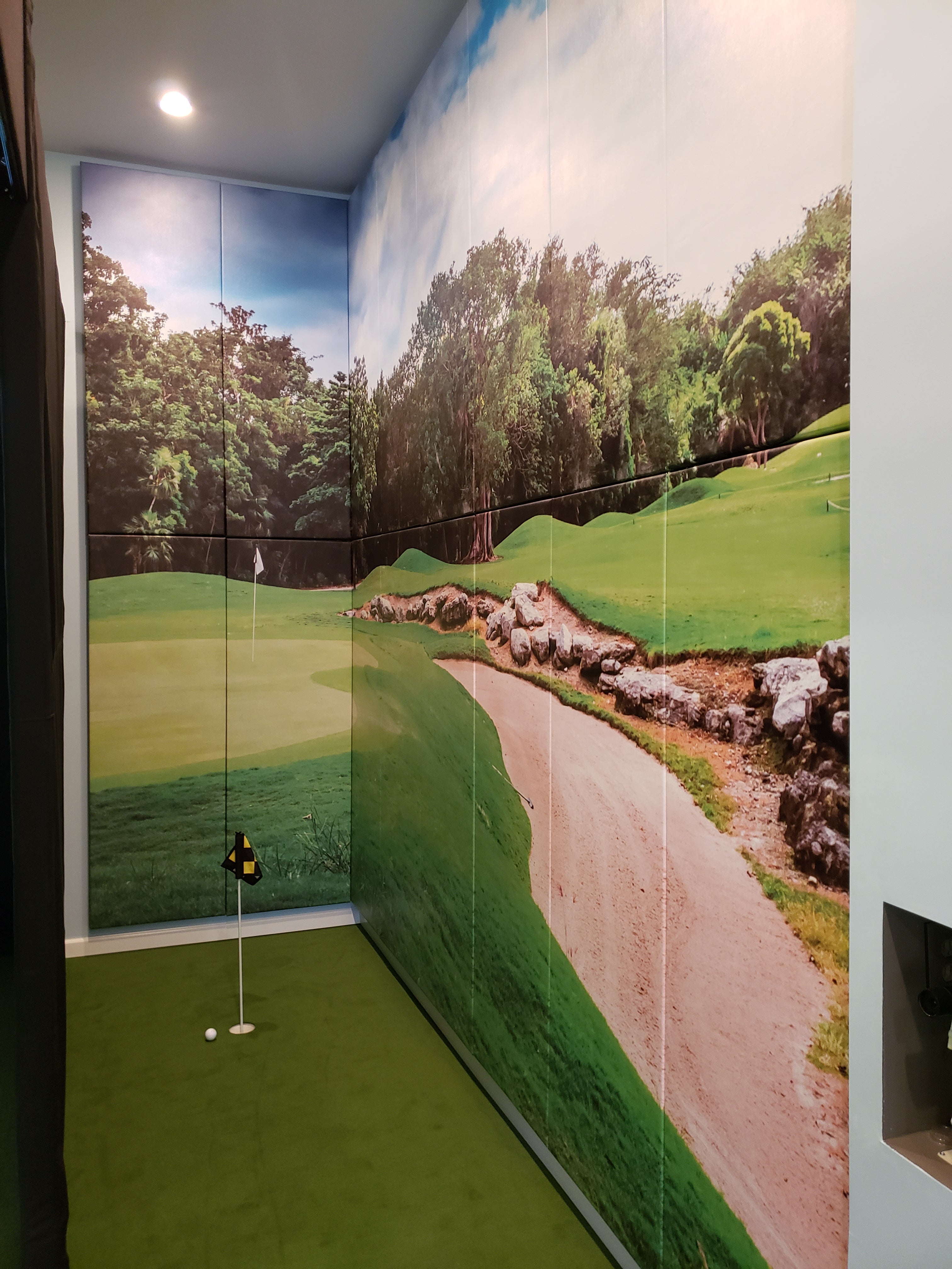 8' Tall Package Discount Golf Simulator Wall and Ceiling Pads