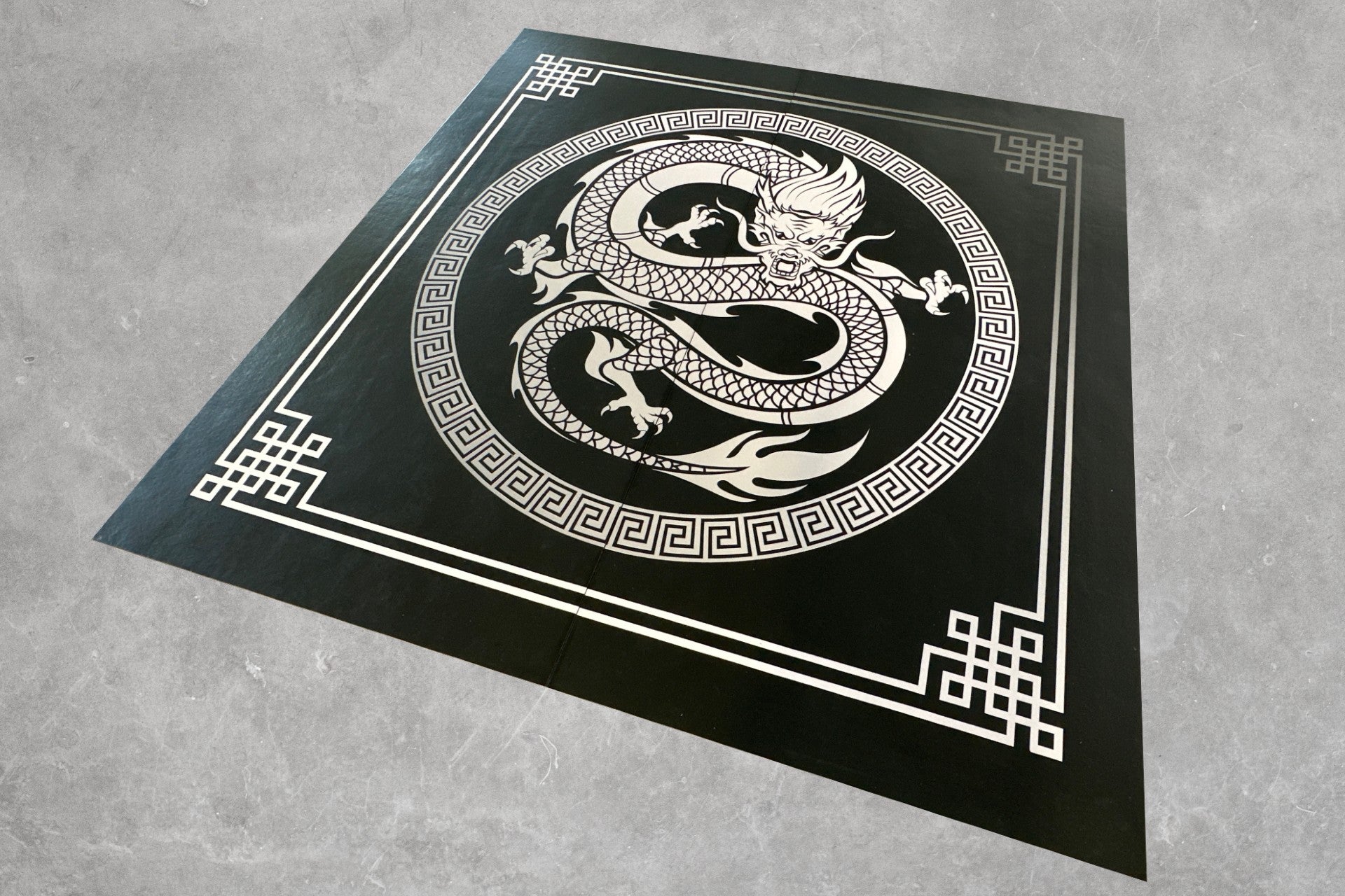 Dragon Digitally Printed 8' x 8' x 1 3/8" Roll-Up MMA Grappling Mat