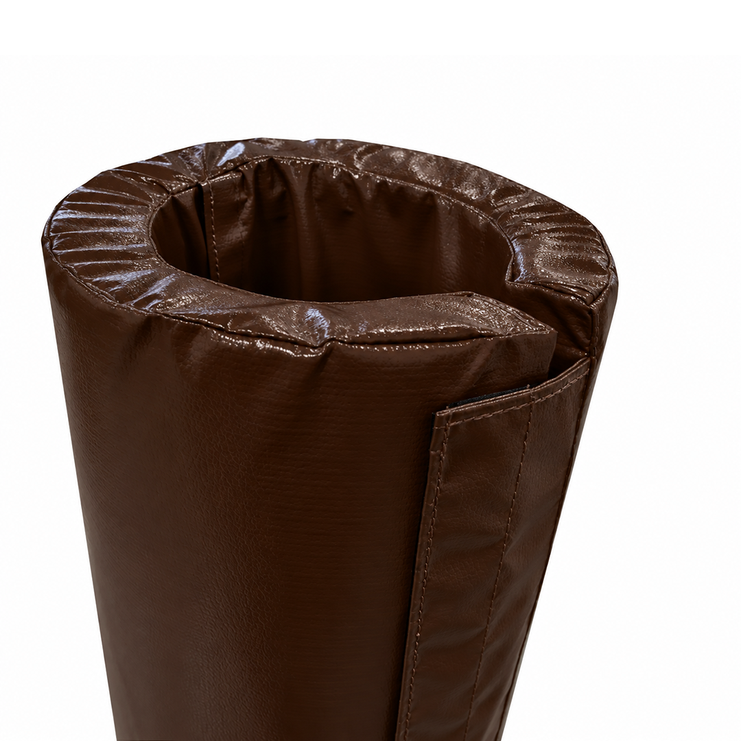4' Tall Pole Pad, 3" Diameter Fabric Flap Closure