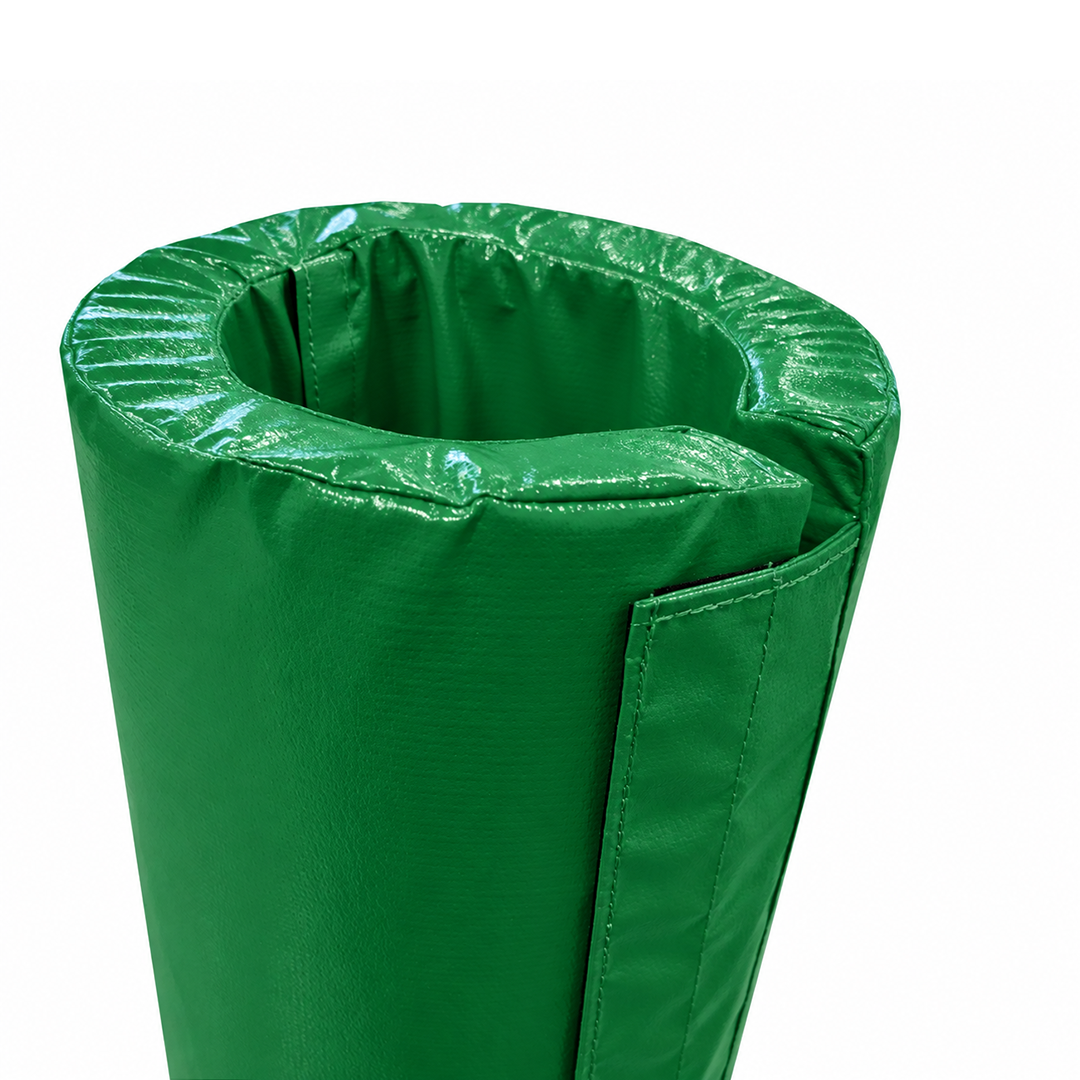 4' Tall Pole Pad, 3" Diameter Fabric Flap Closure