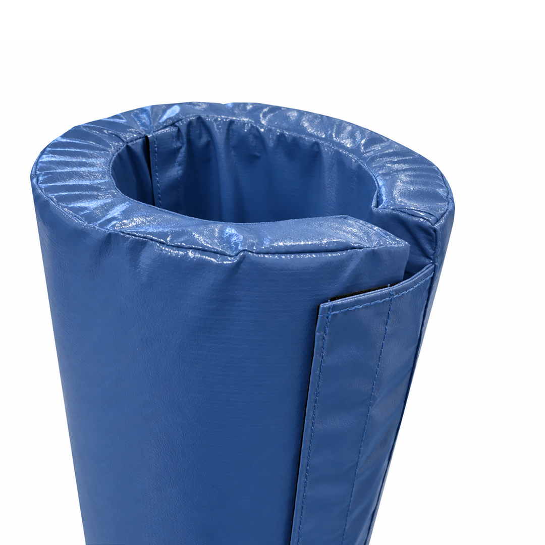 4' Tall Pole Pad, 3" Diameter Fabric Flap Closure
