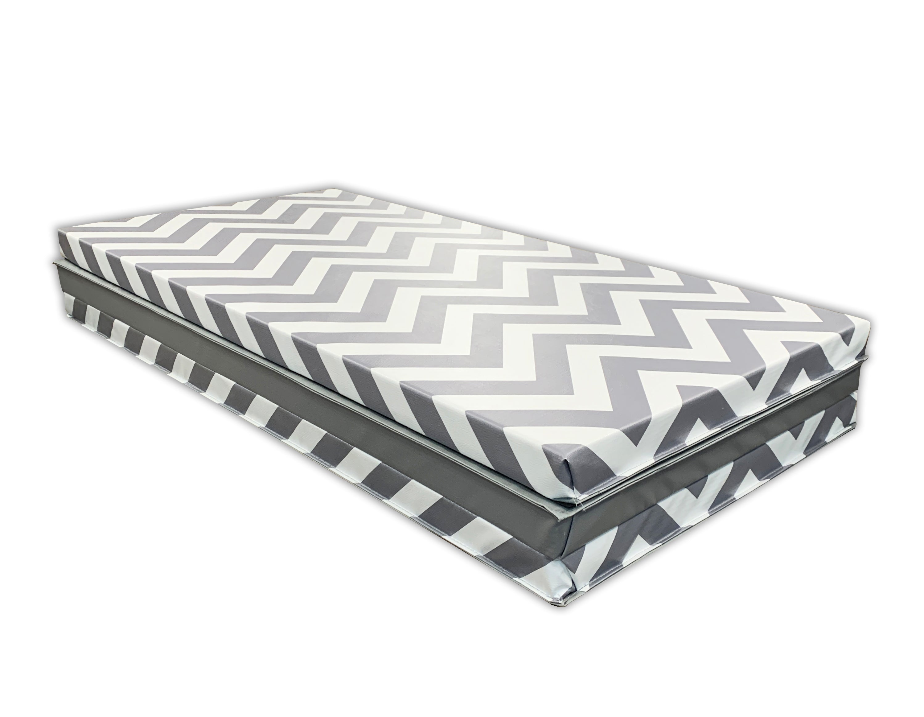 Chevron 4' x 6' x 2" Intermediate Level Folding Gymnastics Mat