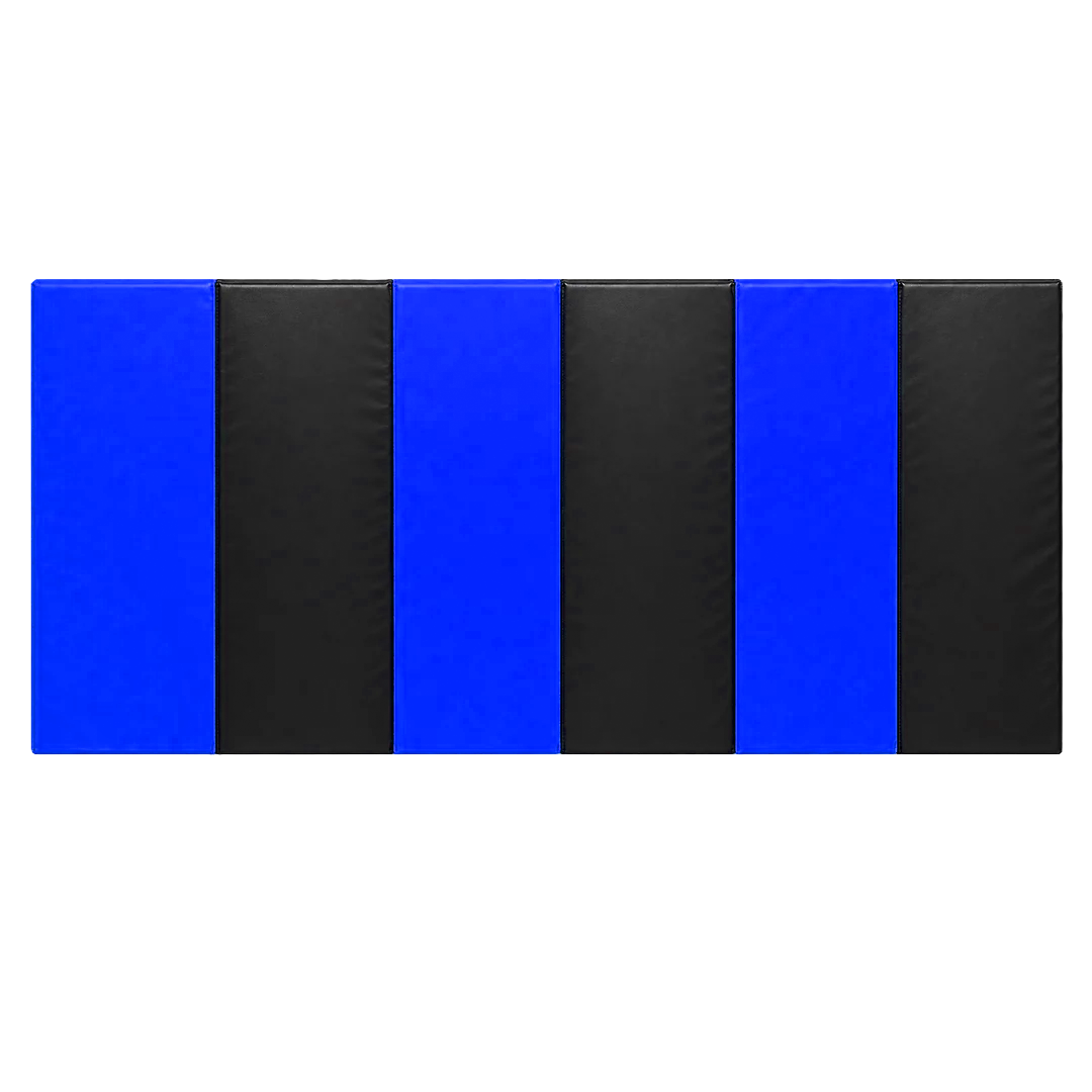 6' Tall x 12' Wide x 2" Thick Removable Folding Gym Wall Pad
