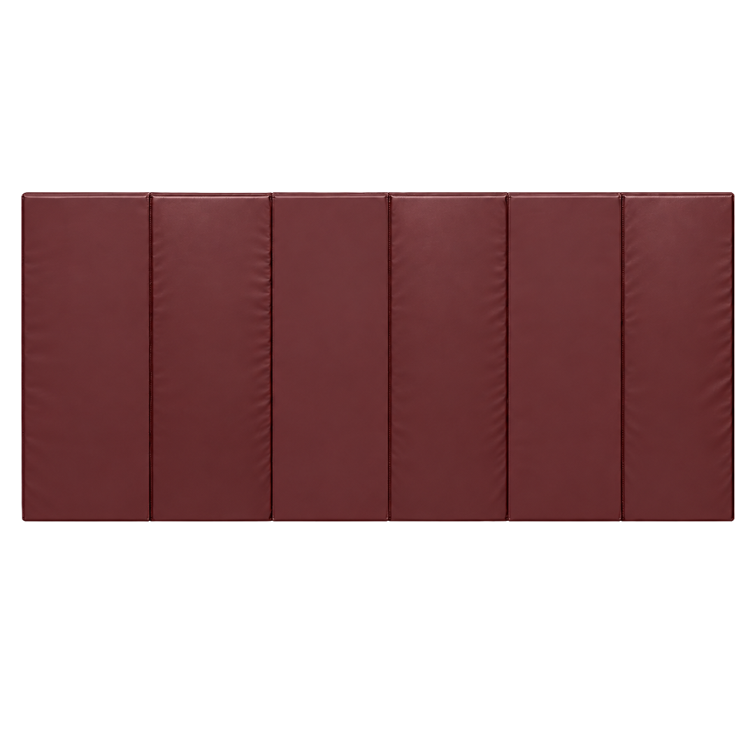 6' Tall x 12' Wide x 2" Thick Removable Folding Gym Wall Pad