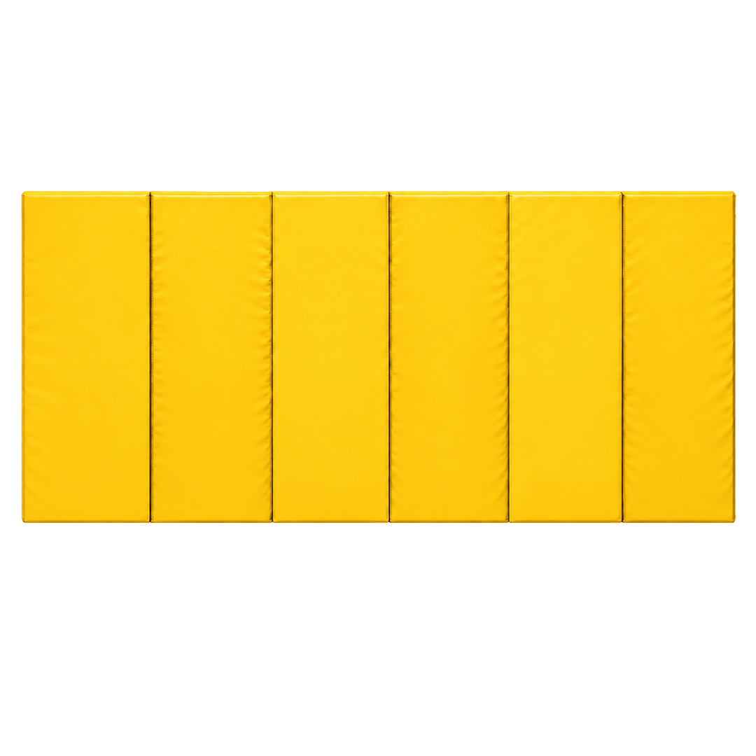6' Tall x 12' Wide x 2" Thick Removable Folding Gym Wall Pad
