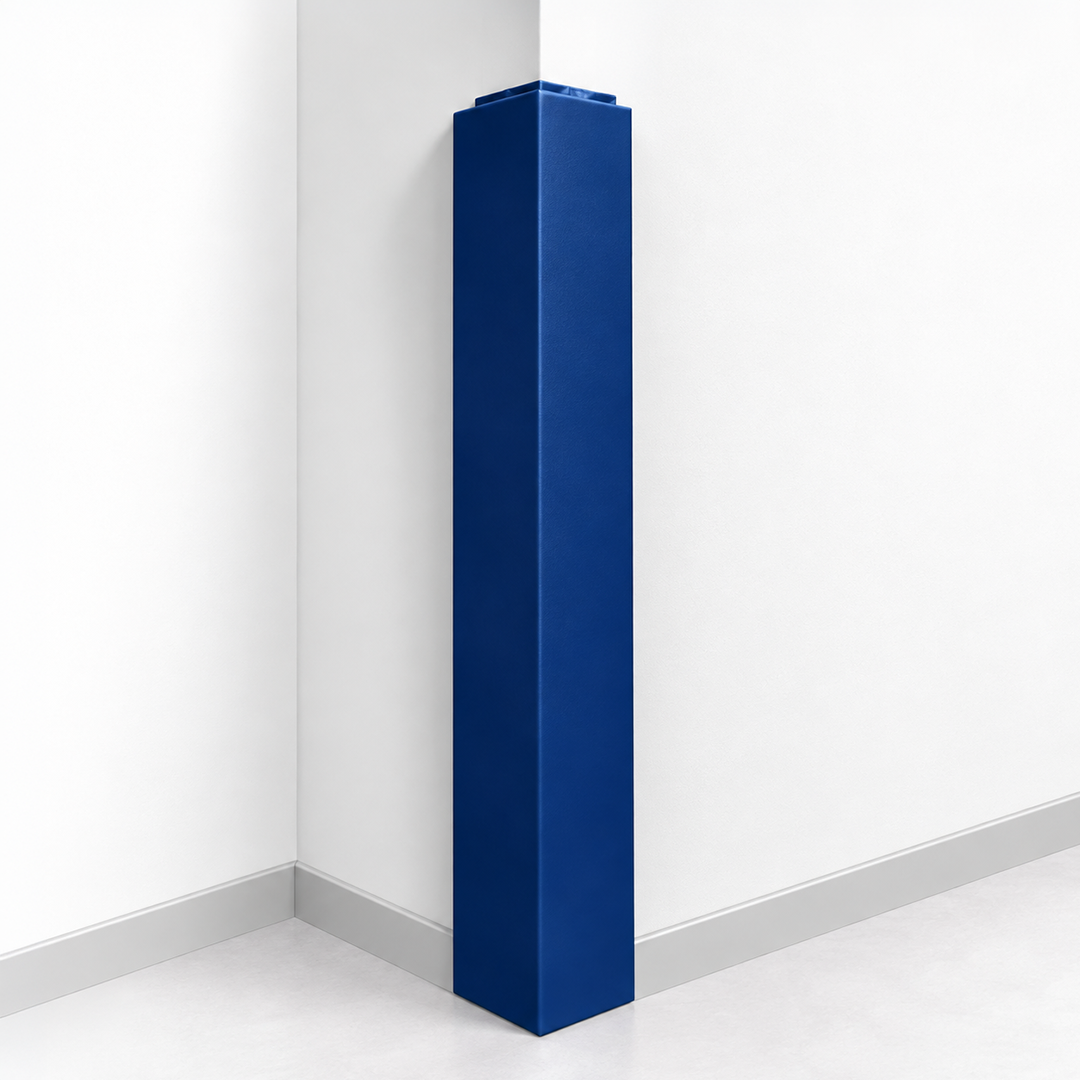 Wood Backed Corner Padding 6' tall 6" sides