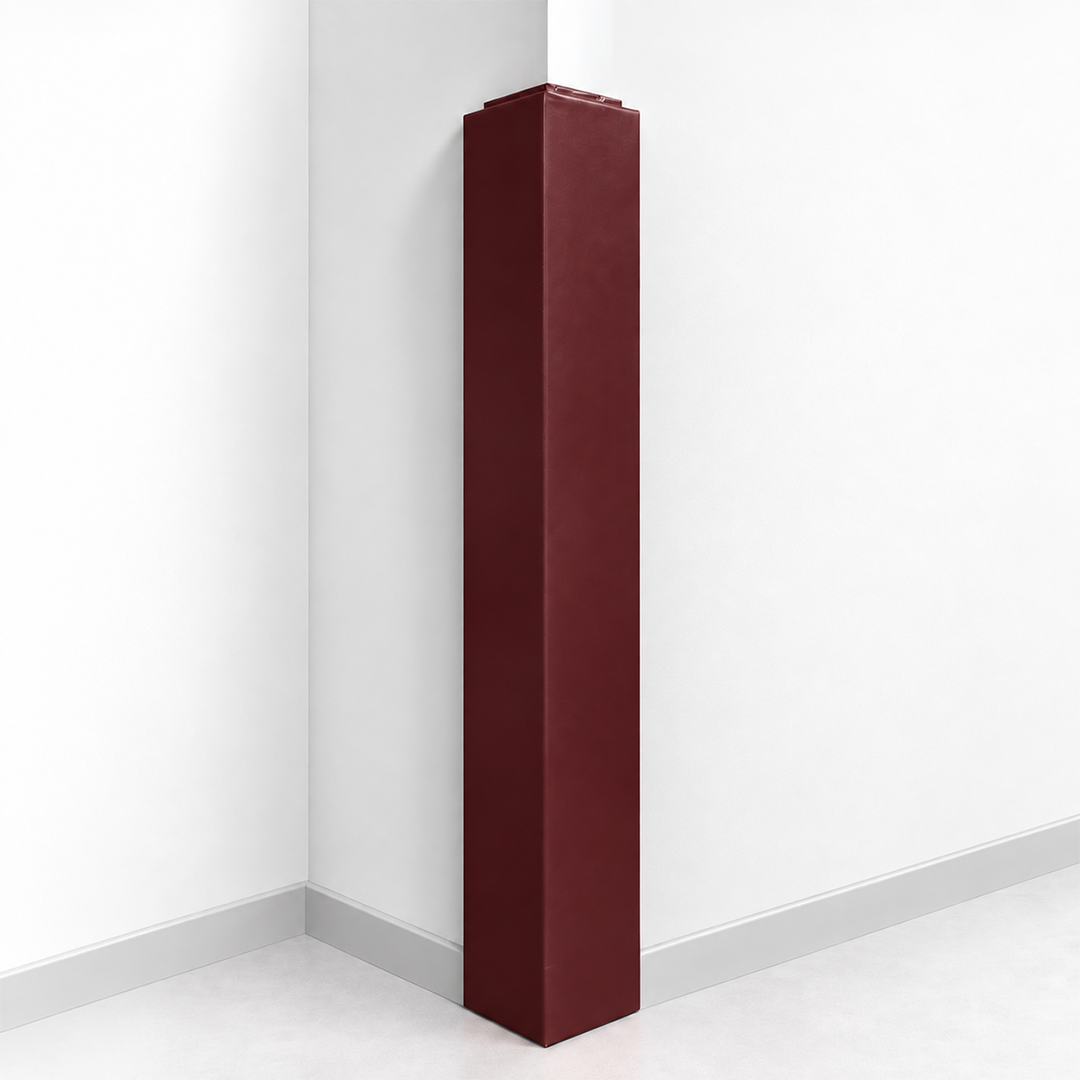 Wood Backed Corner Padding 6' tall 6" sides