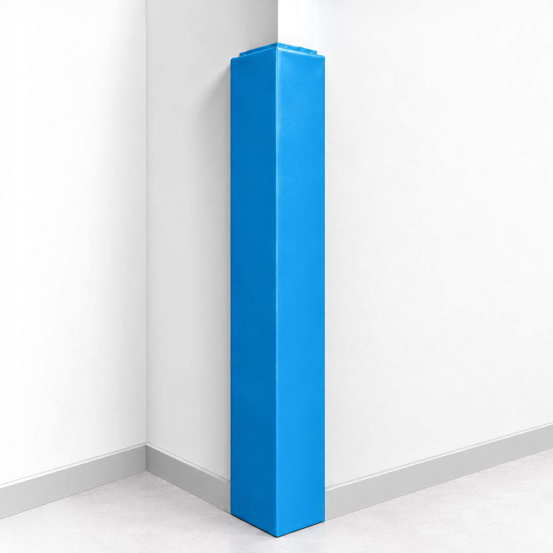 Wood Backed Corner Padding 6' tall 6" sides