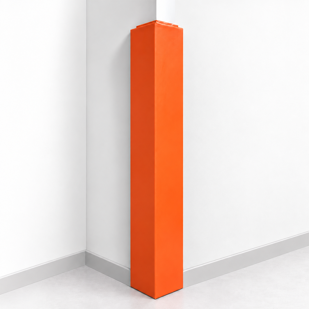 Wood Backed Corner Padding 6' tall 6" sides