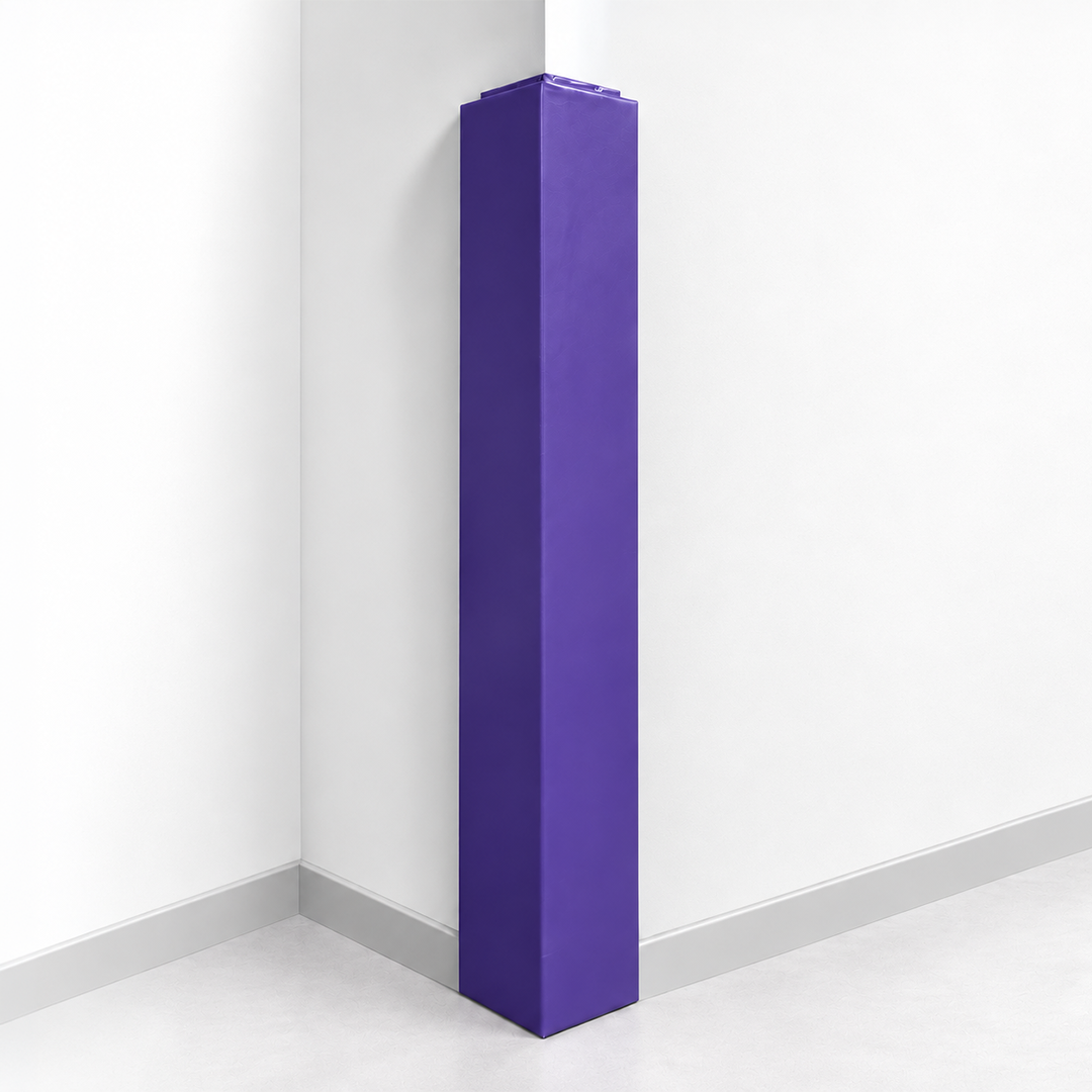 Wood Backed Corner Padding 6' tall 6" sides