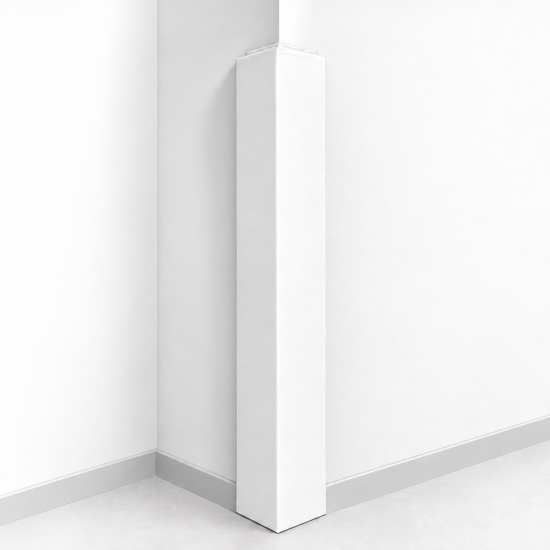 Wood Backed Corner Padding 6' tall 6" sides
