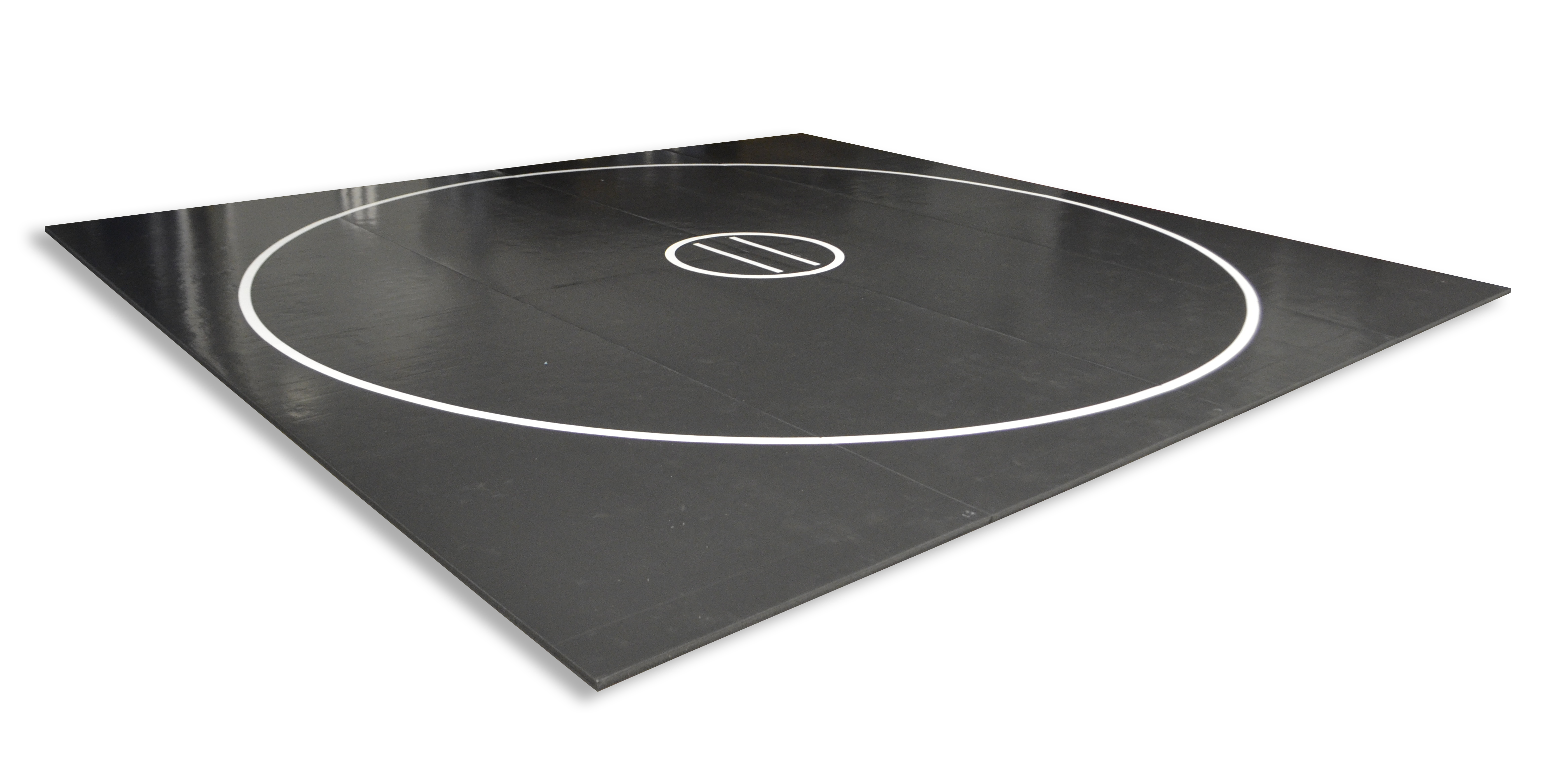 AK Athletics Black Grappling Mat  with White Circles for Sale