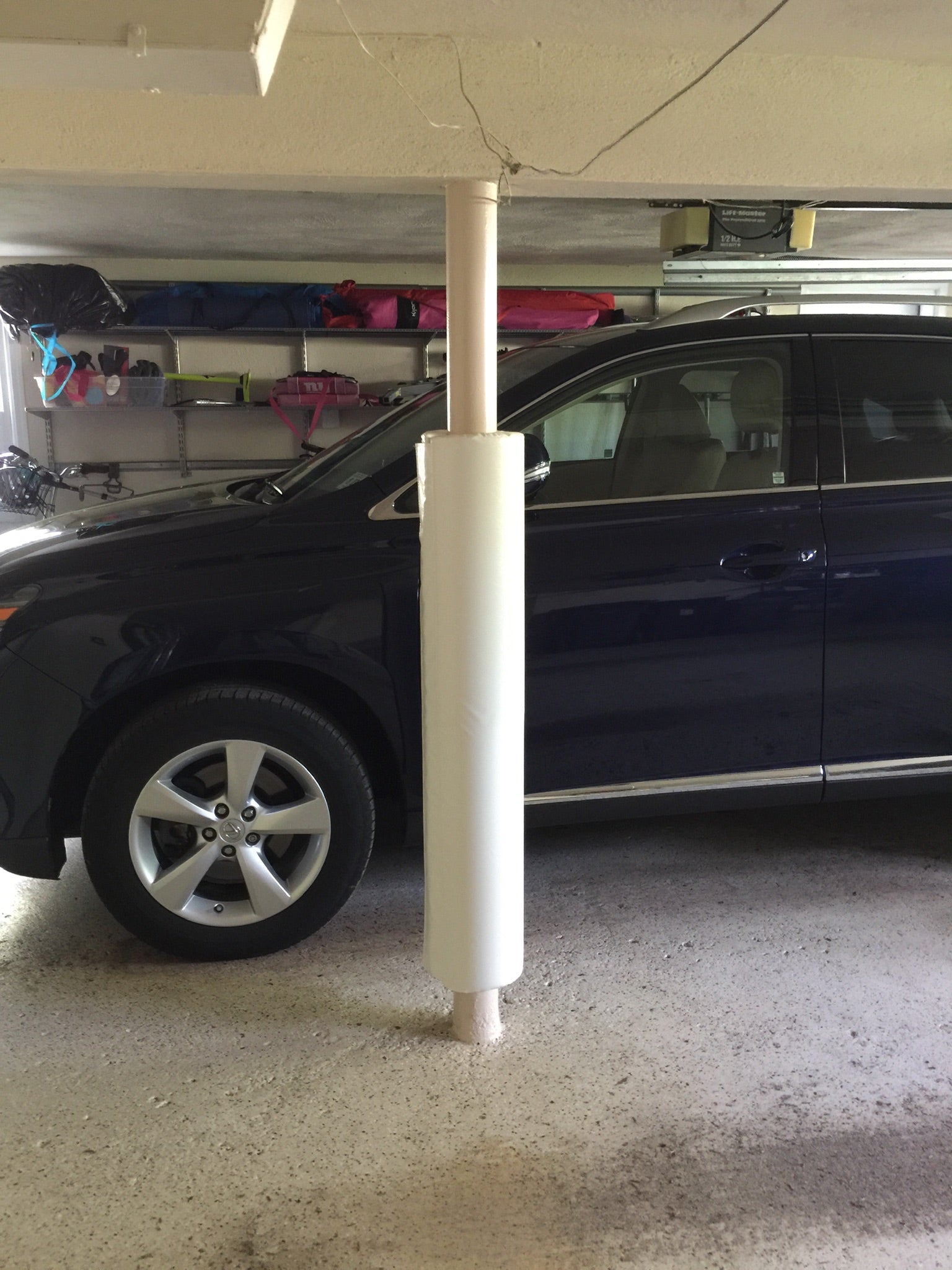 Indoor Garage Pole Pad