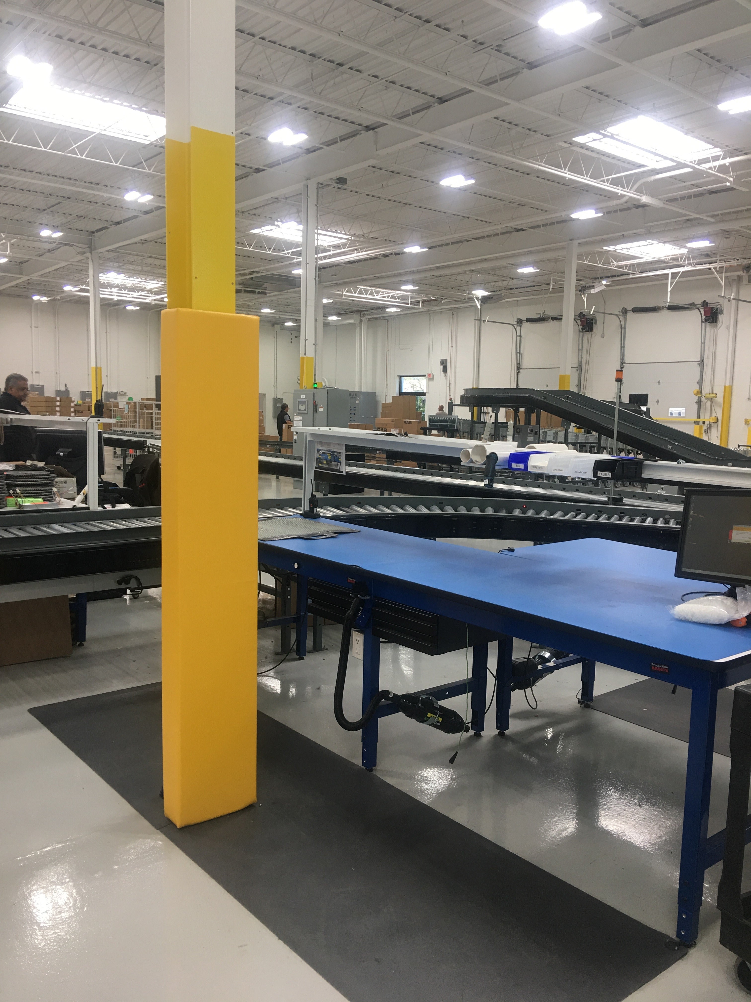 Factory i-beam safety pad