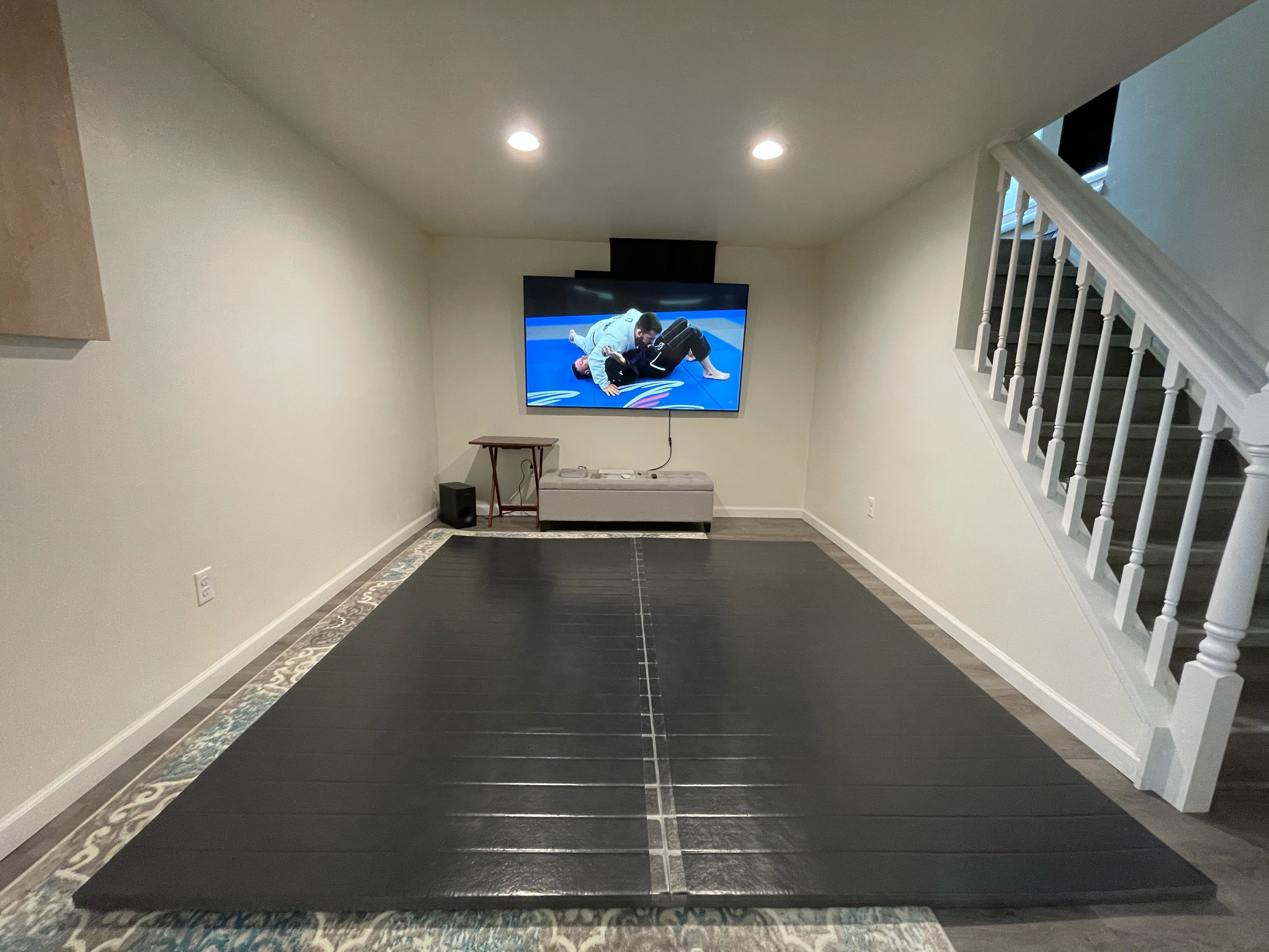 Weekly Home Brazilian Jiu-Jitsu Training Mat in Black