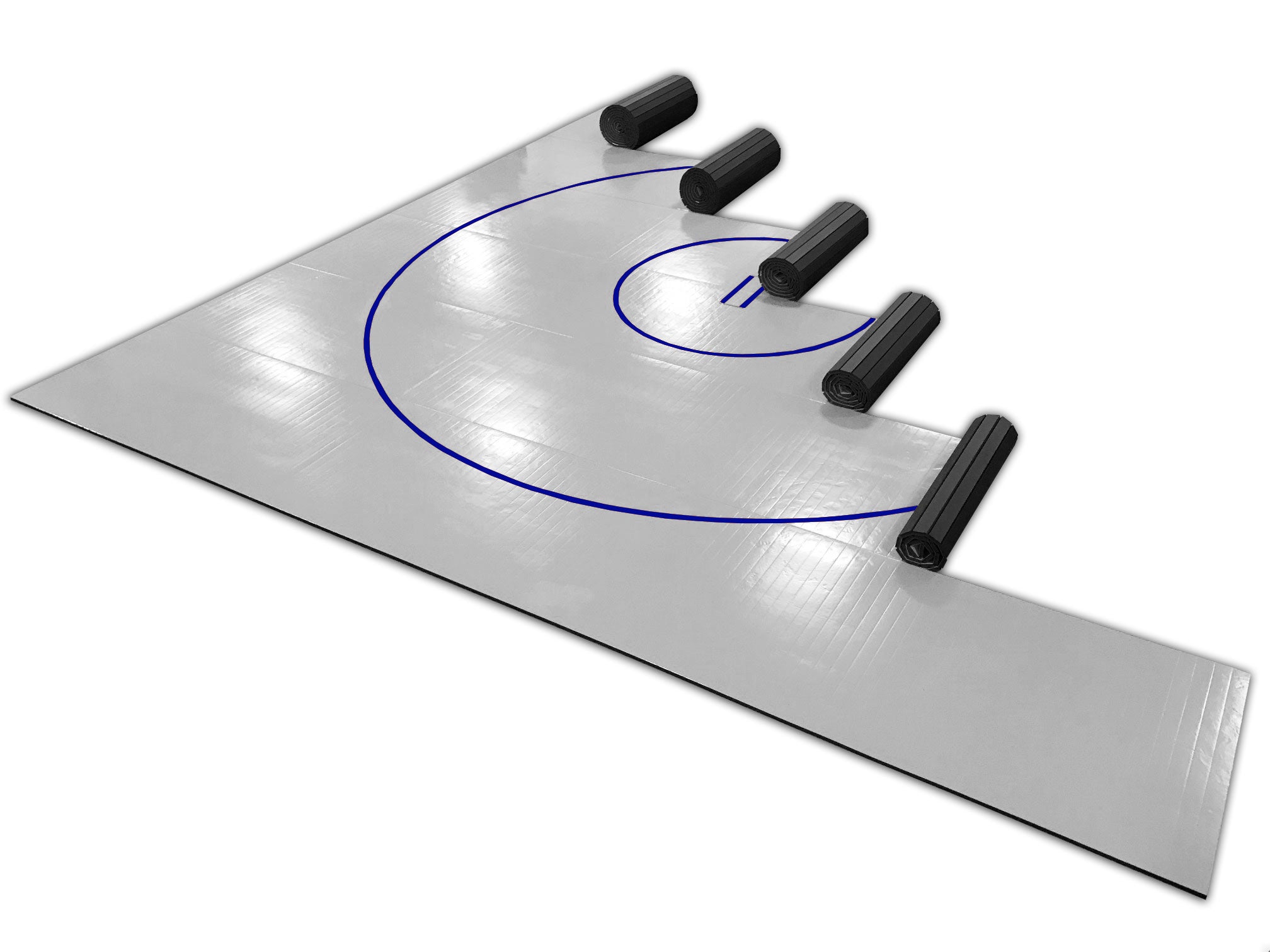 36' x 36' x Ultra Shock Roll-Up Wrestling Mat