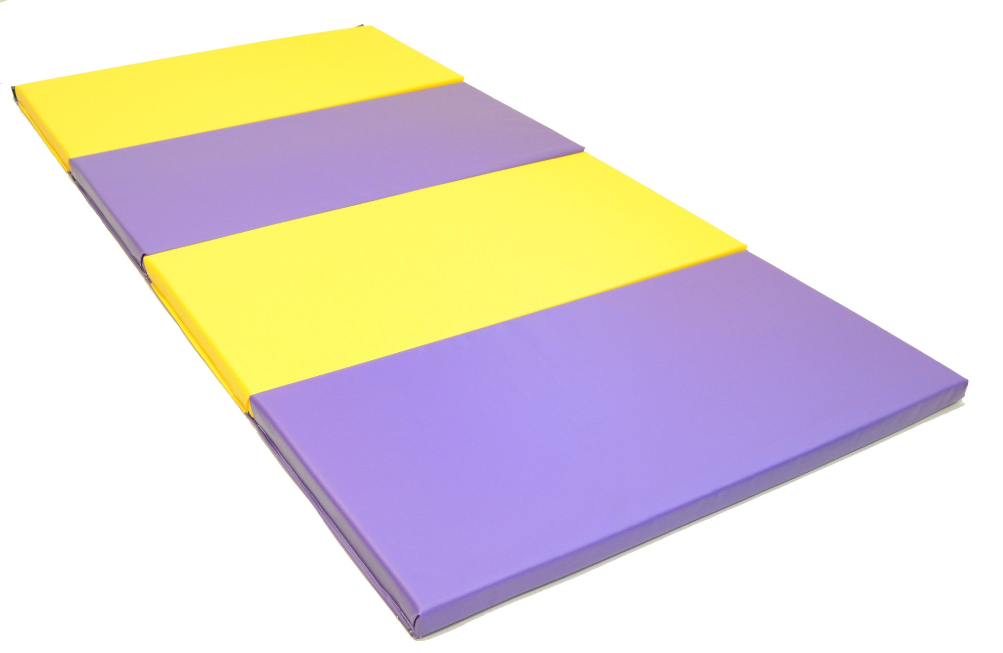 4' x 8' x 2" Intermediate Level Folding Gymnastics Mat