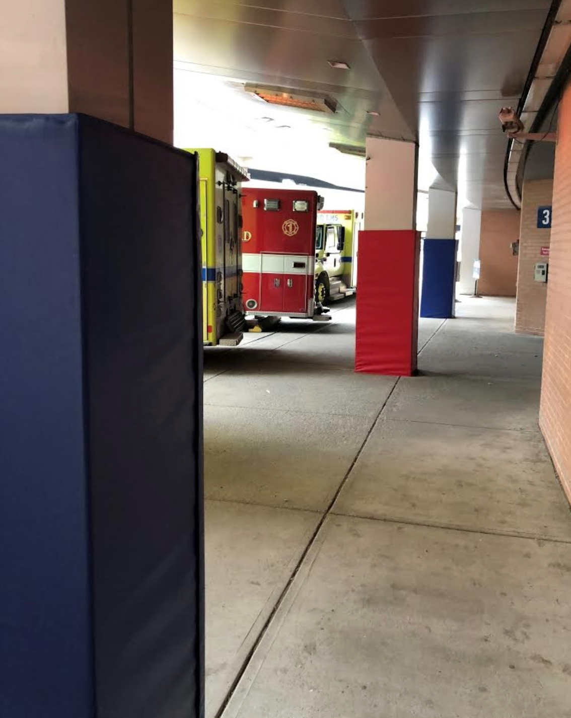 Hospital large custom column pads