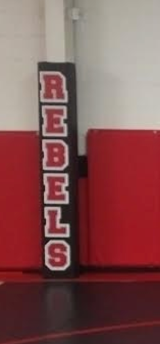 i-beam padding, gymnasium padding, gym wall padding, ibeam safety cover, gym wall pads, wall mats, basketball wall pads, basketball padding