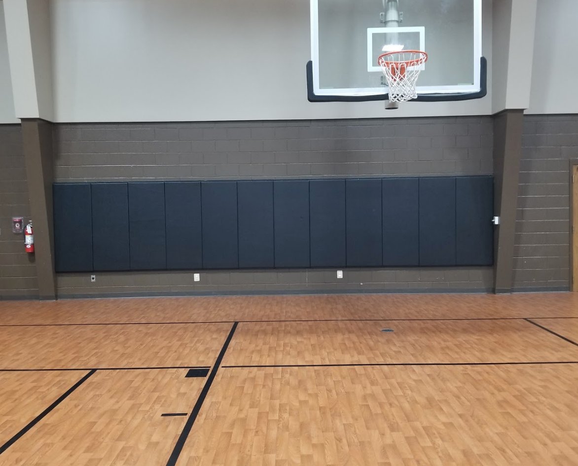 Black basketball Class A wall pads