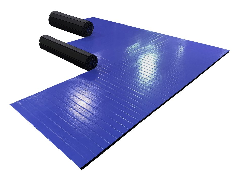 Blue Martial Arts Floor Mat