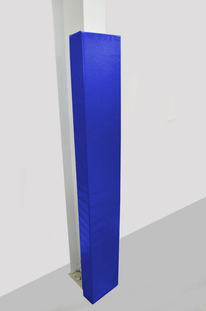 AK athletics blue ibeam pad, ibeam pads, i-beam safety mats, gym wall pads, gym wall padding, gym wall cover, basketball pads, basketball safety padding, home gym wall pads