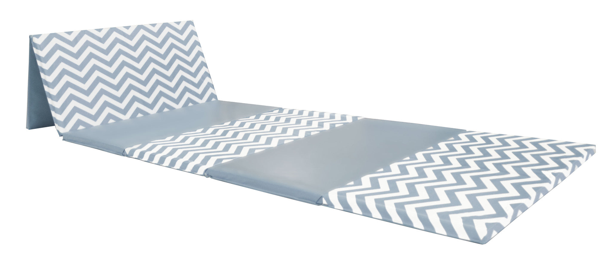 Chevron Zigzag 4' x 12' x 1 3/8" Advanced Level Folding Gymnastics Mat