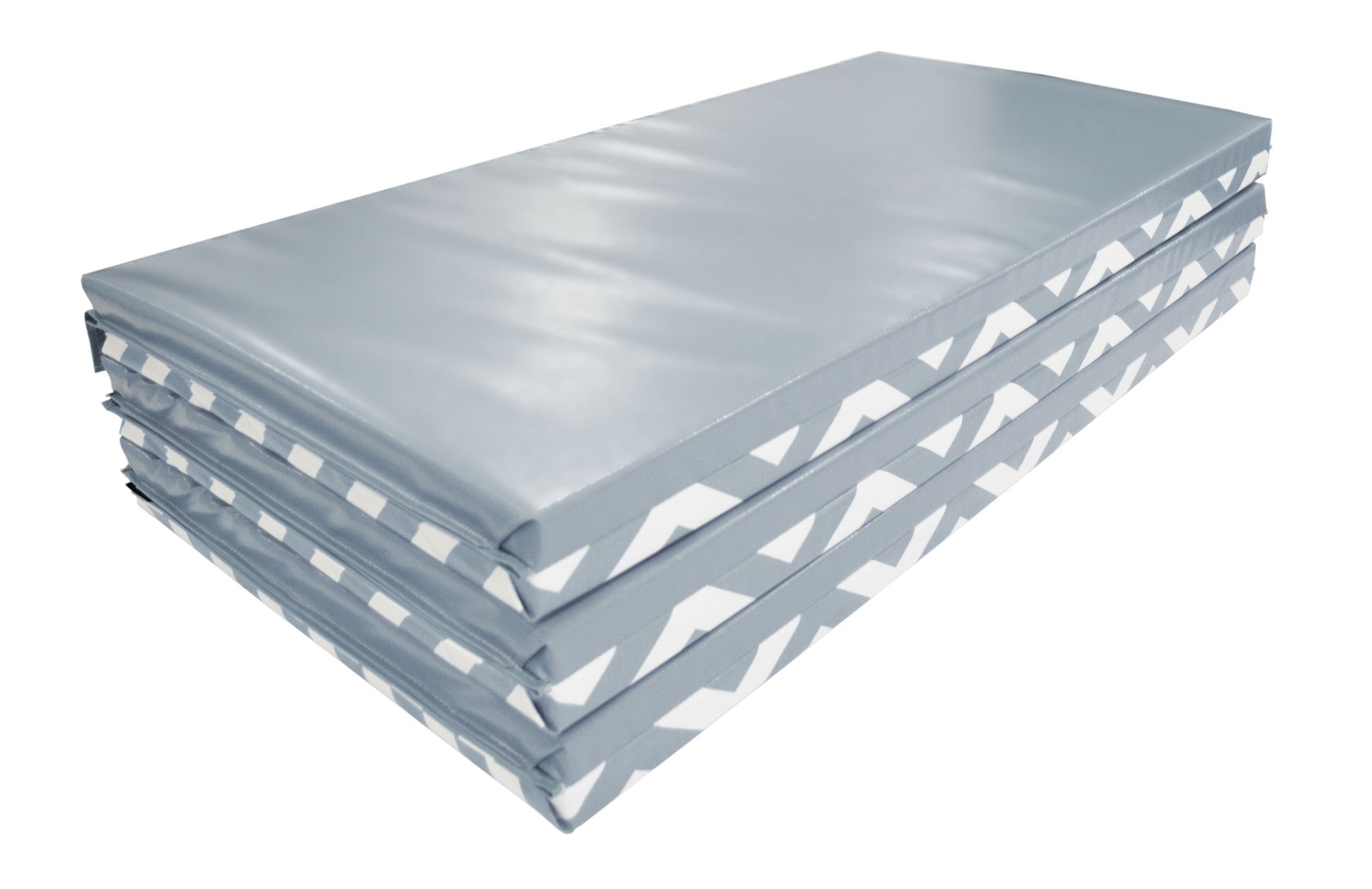 Chevron Zigzag 4' x 12' x 1 3/8" Advanced Level Folding Gymnastics Mat