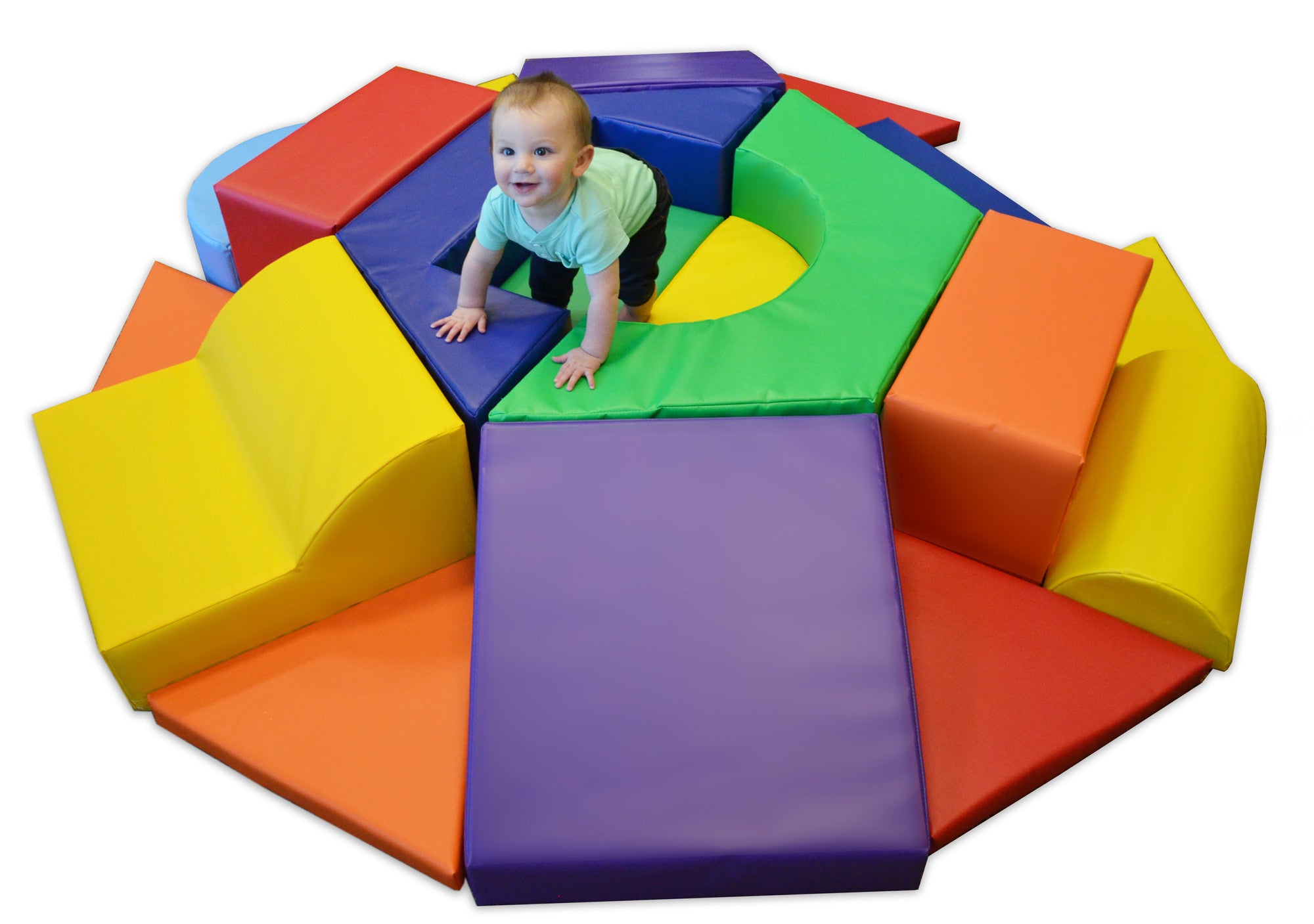 Hexagon Toddler Soft Play Climber