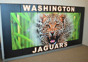 Digitally Printed Logo Wood Backed Wall padding Discount Package