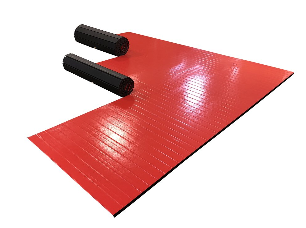 QUICKSHIP 15' x 15' x 1 3/8" Roll-Up Wrestling Mat