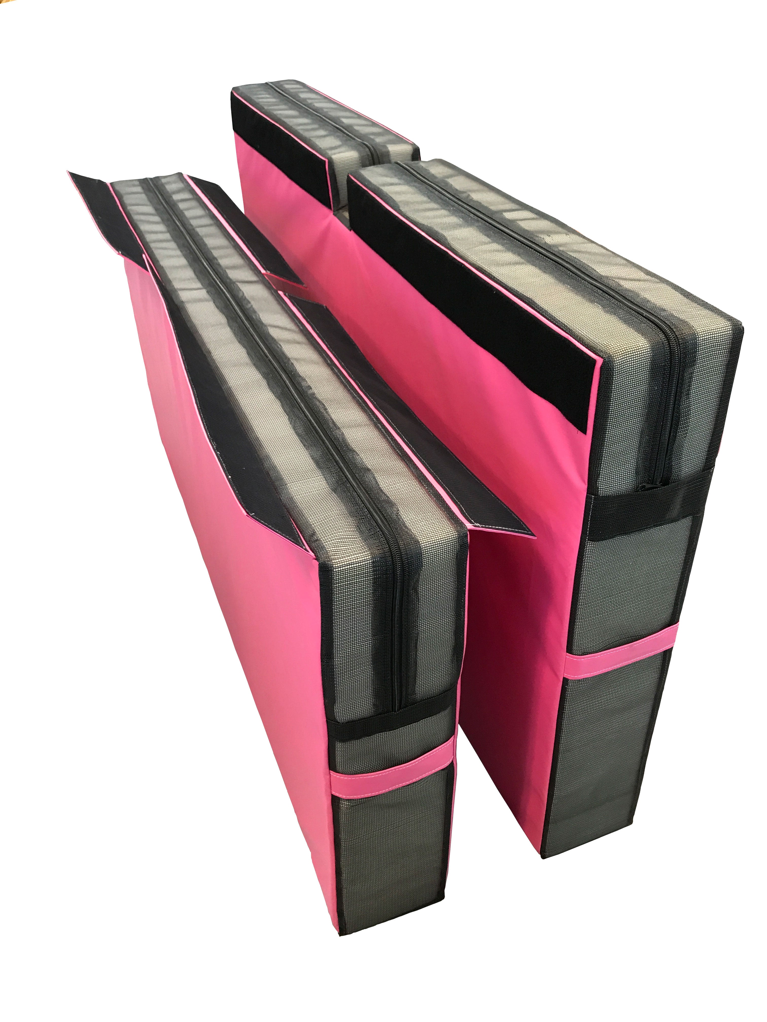 Pole cutout crash pad