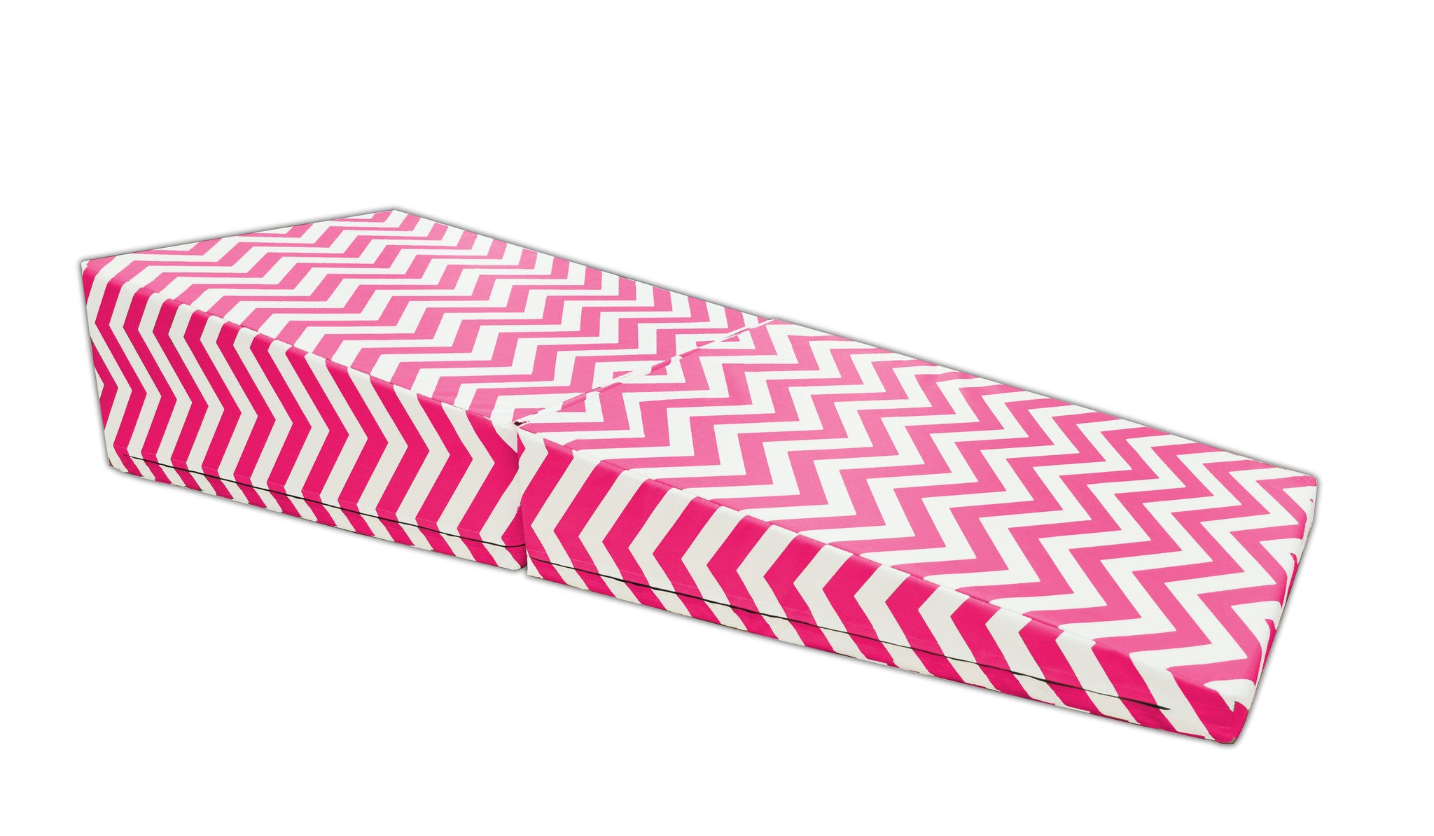Chevron Zig Zag 29"x 72"x14" Folding Triangle Incline Gymnastics Wedge Mat