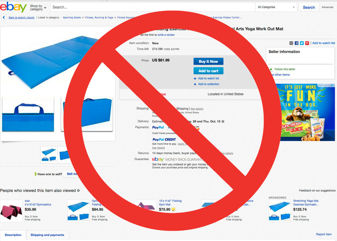 4 Differences Between AK Athletics and Imported eBay Gymnastic Mats