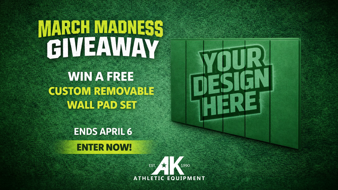 March Madness Giveaway | Win a FREE Custom Folding Wall Pad Set