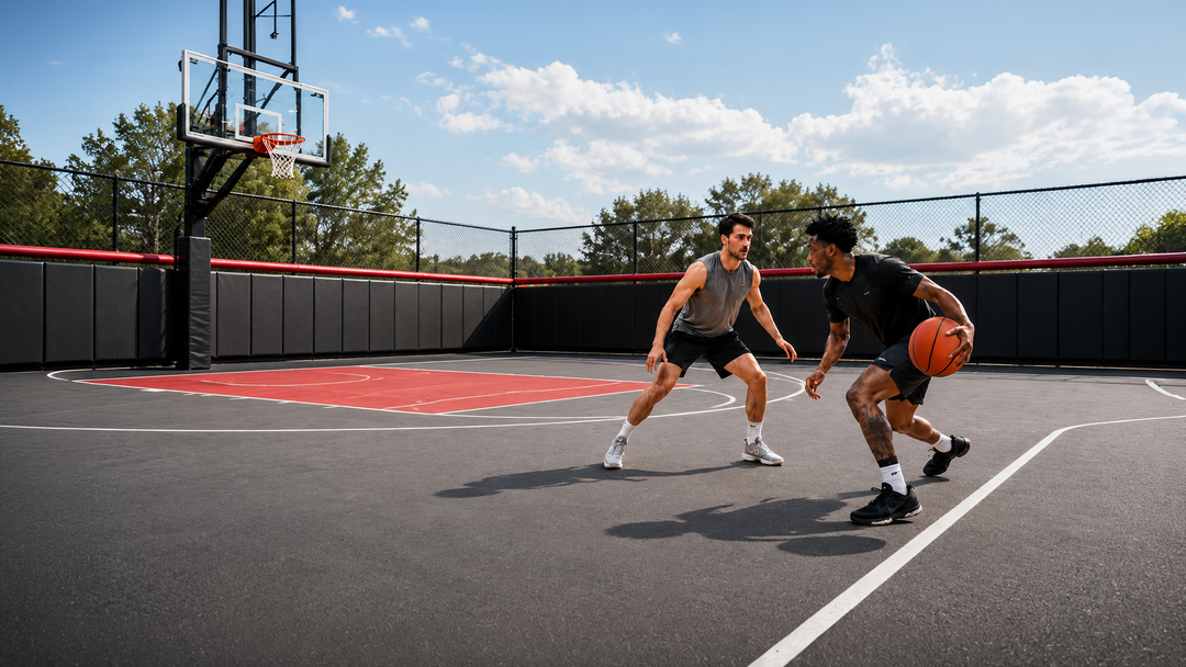 ACTIVITIES-BASKETBALL COURTS-FENCE & RAIL PADDING