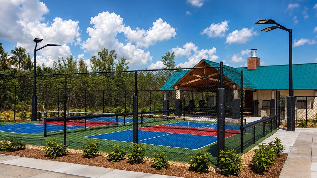 ACTIVITIES-PICKLEBALL & TENNIS COURTS-POLE & COLUMN PADDING