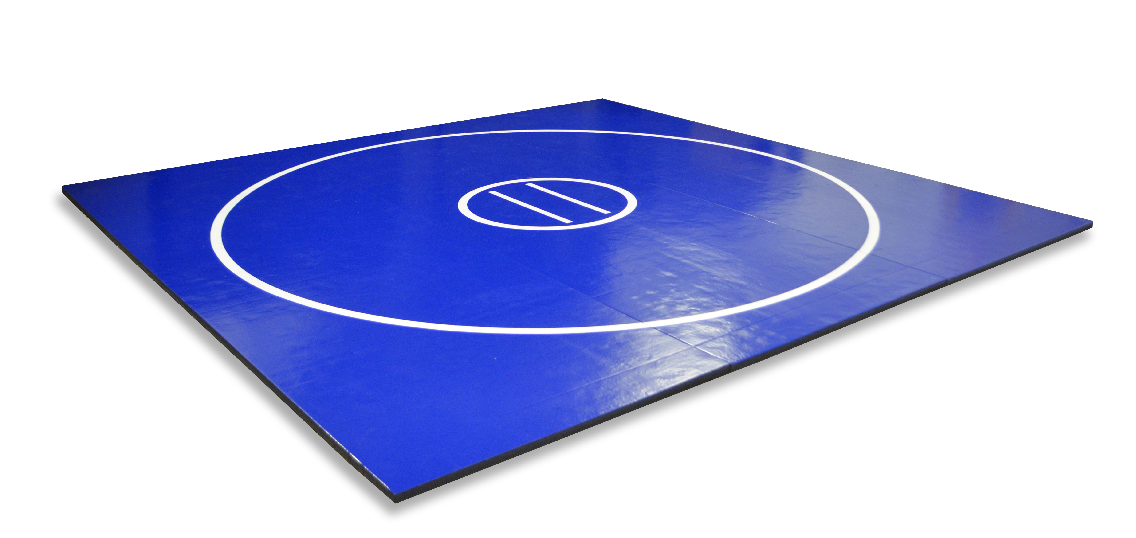 AK Athletics Blue wrestling mat. Industry leading wrestling mat manufacturing. Handmade in the USA. Quality, durability and safety. 