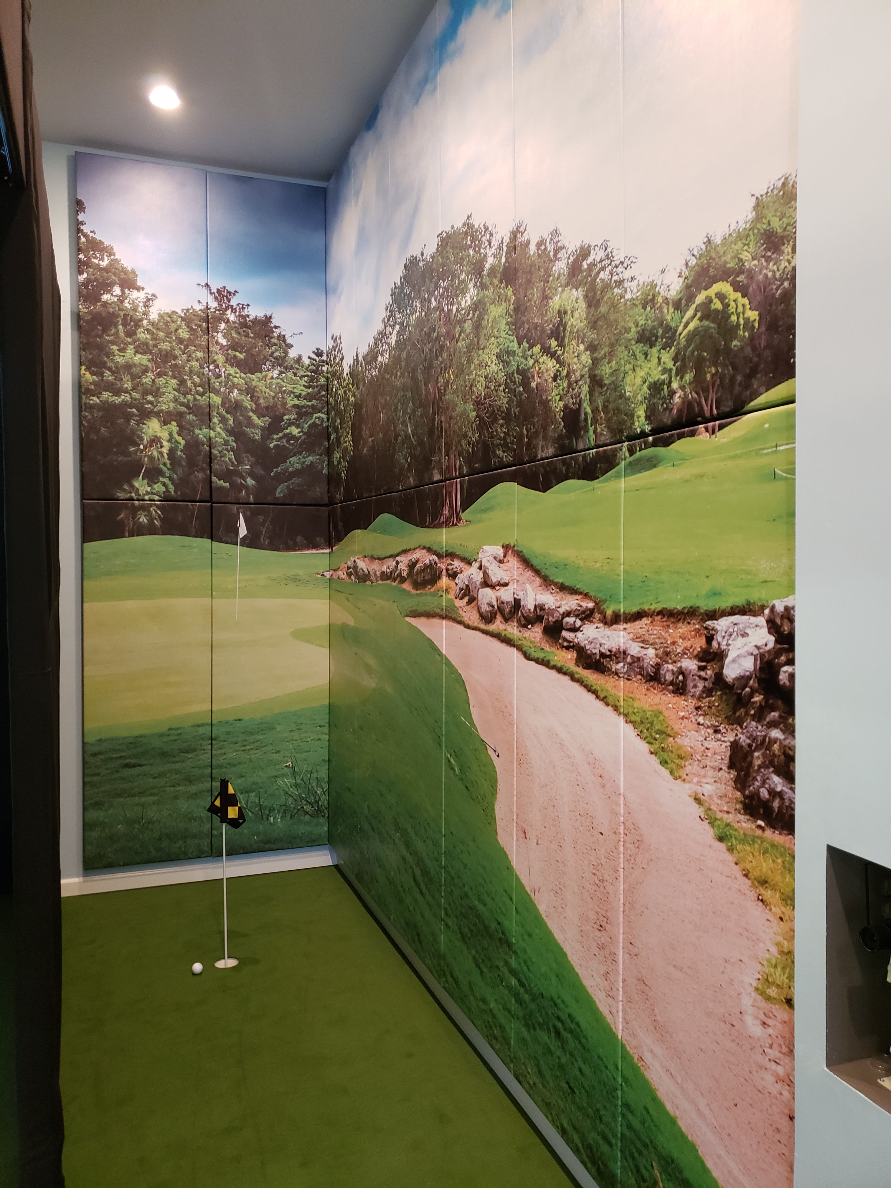12' Tall Package Discount Golf Simulator Wall and Ceiling Pads