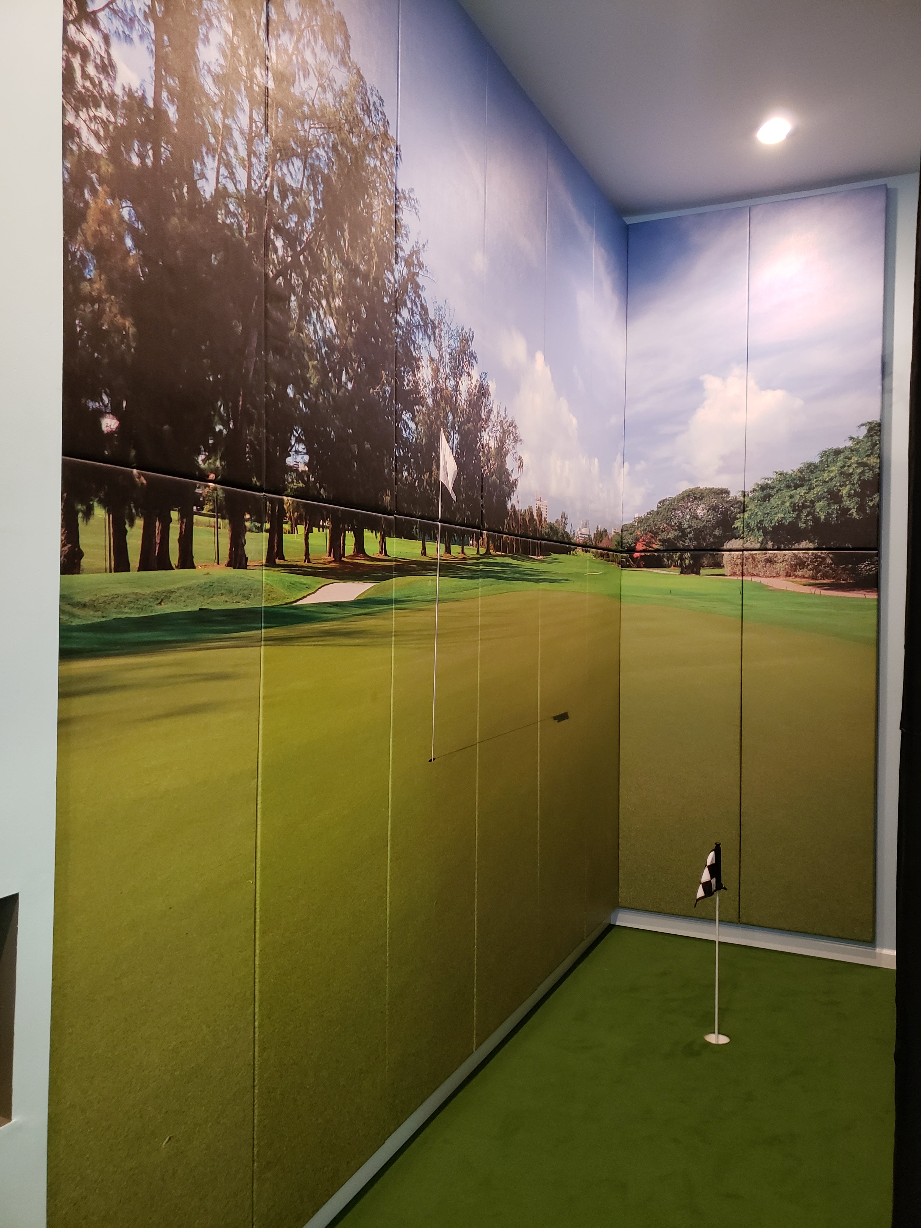 8' Tall Package Discount Golf Simulator Wall and Ceiling Pads