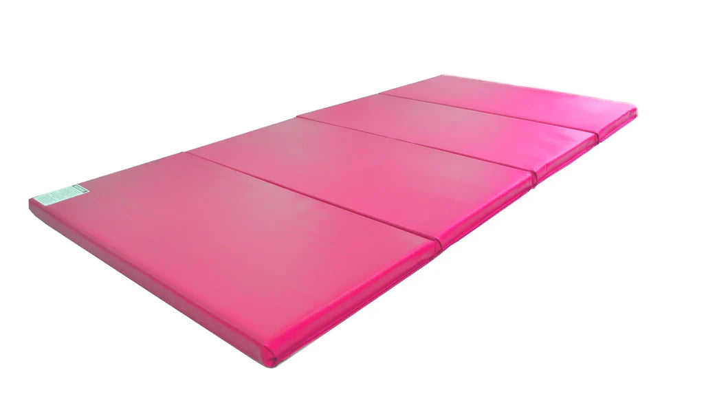 CLEARANCE  4' x 8' x 2" Intermediate Level Folding Gymnastics Mat