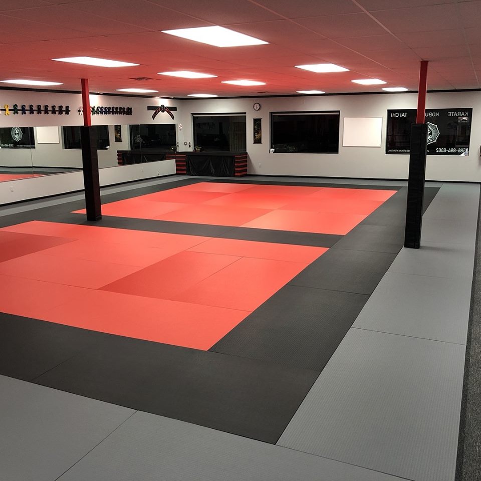 Elite Martial Arts black square column pads