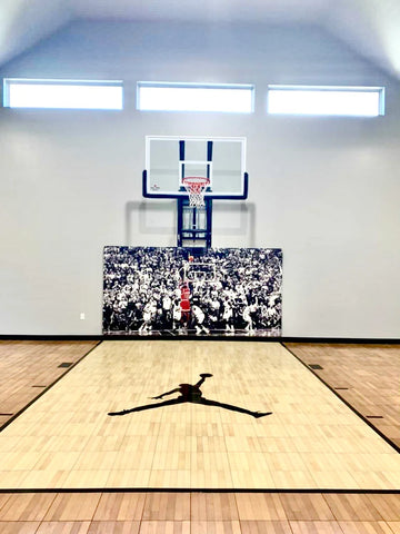 Digitally Printed Wall Padding- Michael Jordan's Last Shot