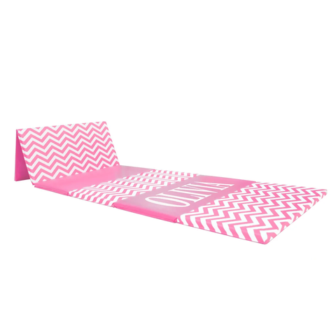 Chevron Zigzag 4' x 12' x 1 3/8" Advanced Level Folding Gymnastics Mat