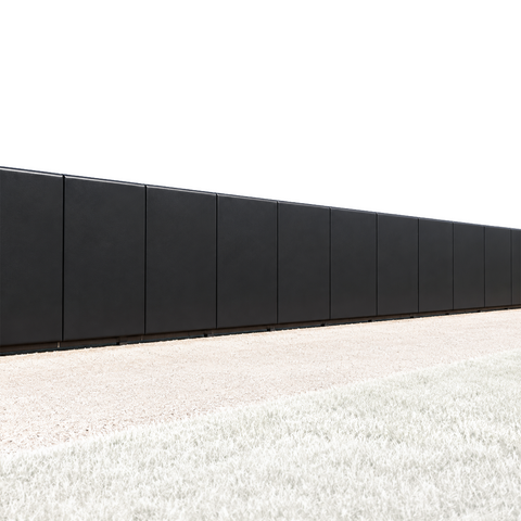 Clearance Custom 3" Thick Outdoor Wood Backed Panels Package - Black