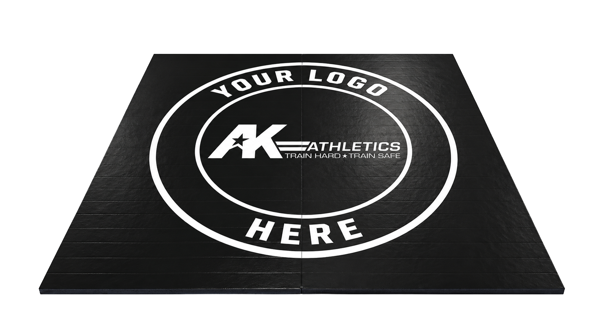Your Design Digitally Printed 10' x 10' x 1 ⅜" Roll-Up Wrestling Mat